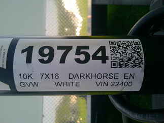 2026 Darkhorse 7x16  Enclosed Cargo DHF7X16TA52