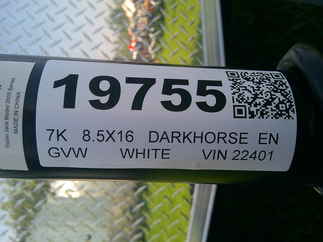 2026 Darkhorse 8.5x16  Enclosed Cargo DHW8.5X16TA35