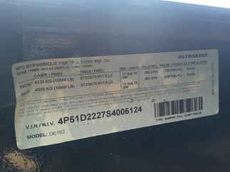 2025 PJ Trailer 83x16 DE Dump DEB16S2BTSK