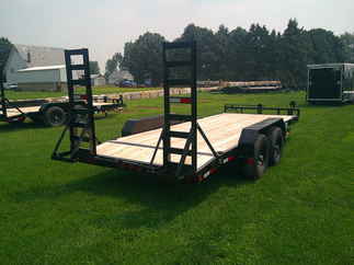 2026 PJ Trailer 83x18 CC Equipment CCJ1872BSBK