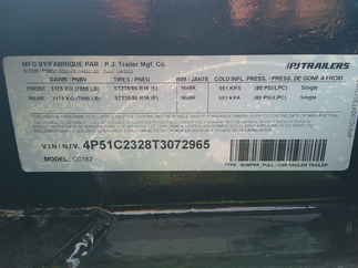 2026 PJ Trailer 83x18 CC Equipment CCJ1872BSBK