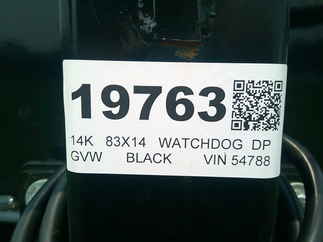 2025 Watchdog 83x14  Dump WDF714 Hoss