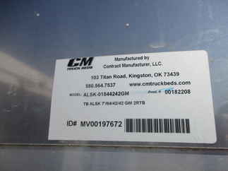 NEW CM 7 x 84 ALSK Truck Bed