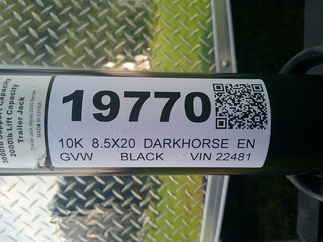 2026 Darkhorse 8.5x20  Enclosed Car Hauler DHW8.5X20TA52