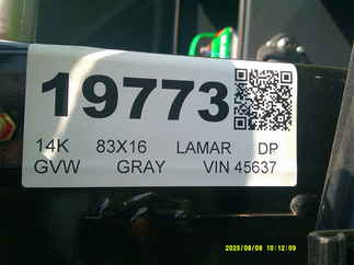 2026 Lamar 83x16  Dump DL831627