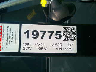 2026 Lamar 77x12  Dump DM771225