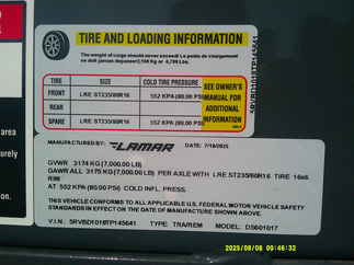 2026 Lamar 60x10  Dump DS601017