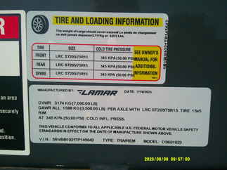 2026 Lamar 60x10  Dump DS601023
