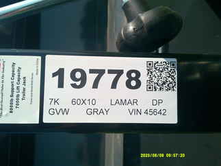 2026 Lamar 60x10  Dump DS601023