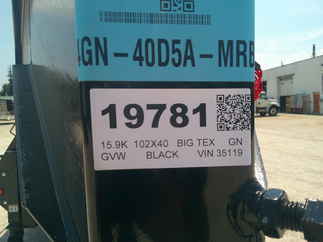 2026 Big Tex 102x40  Gooseneck 14GN-40D5A-MRBK