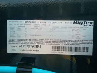 2026 Big Tex 102x25  Gooseneck 25GN-25D5A-MRBK