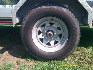 2015 Triton 82x12  Aluminum Single Axle Utility UT12