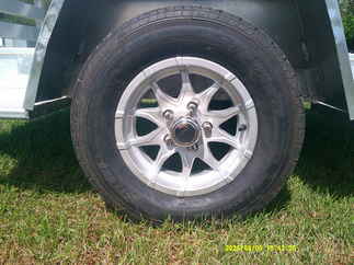 2026 Aluma 54x8  Aluminum Single Axle Utility 548S-TG