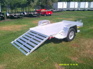 2026 Aluma 54x8  Aluminum Single Axle Utility 548S-TG