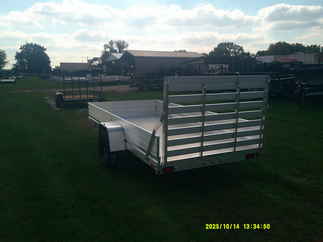 2026 Aluma 68x12  Aluminum Single Axle Utility 6812H-ESA-S-TG