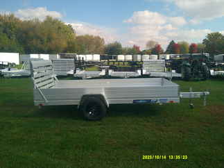 2026 Aluma 68x12  Aluminum Single Axle Utility 6812H-ESA-S-TG