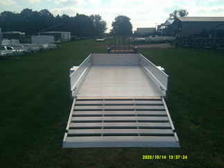 2026 Aluma 68x12  Aluminum Single Axle Utility 6812H-ESA-S-TG