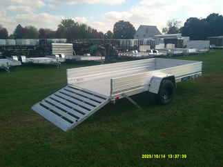 2026 Aluma 68x12  Aluminum Single Axle Utility 6812H-ESA-S-TG