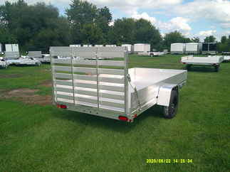 2026 Aluma 68x12  Aluminum Single Axle Utility 6812H-ESA-S-TG