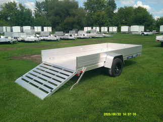 2026 Aluma 68x12  Aluminum Single Axle Utility 6812H-ESA-S-TG