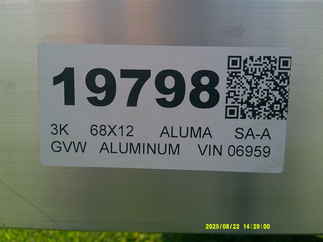 2026 Aluma 68x12  Aluminum Single Axle Utility 6812H-ESA-S-TG
