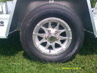 2026 Aluma 63x10  Aluminum Single Axle Utility 6310S-BT