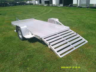 2026 Aluma 63x10  Aluminum Single Axle Utility 6310S-BT