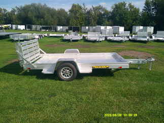 2026 Aluma 68x10  Aluminum Single Axle Utility 6810S-BT