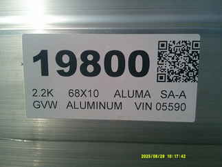 2026 Aluma 68x10  Aluminum Single Axle Utility 6810S-BT