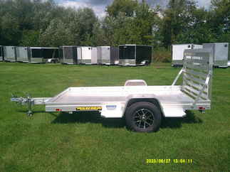 2026 Aluma 68x10  Aluminum Single Axle Utility 6810H-S-TG