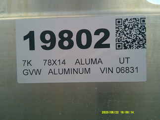 2026 Aluma 78x14  Utility 7814TA-EL-BT-TR-RTD