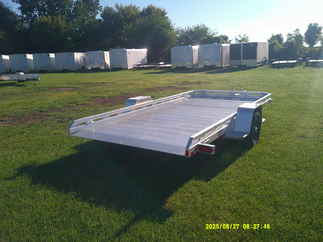 2026 Aluma 78x14  Aluminum Single Axle Utility 7814TILT-S-TR