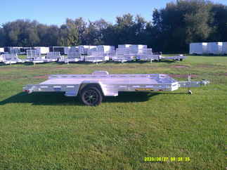 2026 Aluma 78x14  Aluminum Single Axle Utility 7814TILT-S-TR