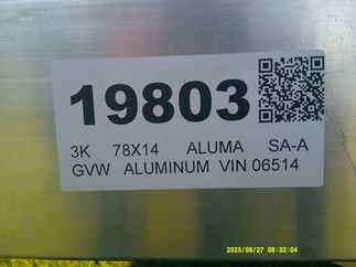 2026 Aluma 78x14  Aluminum Single Axle Utility 7814TILT-S-TR