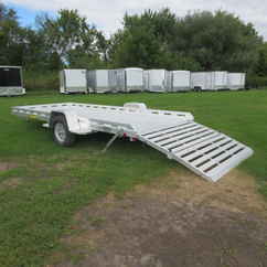 2026 Aluma 78x15  Aluminum Single Axle Utility 7815S-EL-BT-TR