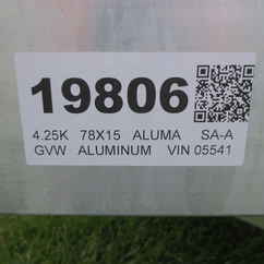 2026 Aluma 78x15  Aluminum Single Axle Utility 7815S-EL-BT-TR