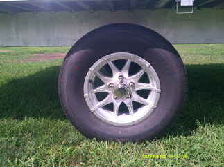 2026 Aluma 88x12.83  Aluminum Single Axle Utility A8812S-R