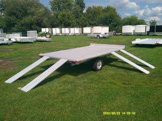 2026 Aluma 88x12.83  Aluminum Single Axle Utility A8812S-R