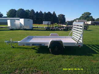 2026 Aluma 78x10  Aluminum Single Axle Utility 7810ESA-S-TG