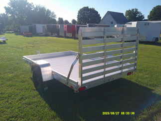 2026 Aluma 78x10  Aluminum Single Axle Utility 7810ESA-S-TG