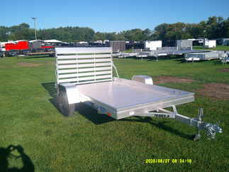 2026 Aluma 78x10  Aluminum Single Axle Utility 7810ESA-S-TG