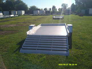 2026 Aluma 78x10  Aluminum Single Axle Utility 7810ESA-S-TG