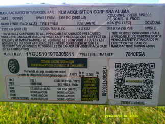 2026 Aluma 78x10  Aluminum Single Axle Utility 7810ESA-S-TG