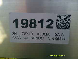 2026 Aluma 78x10  Aluminum Single Axle Utility 7810ESA-S-TG