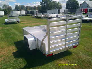 2026 Aluma 54x8  Aluminum Single Axle Utility 548ESA-S-TG