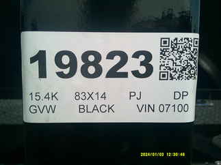 2026 PJ Trailer 83x14 DT Dump DT1J1492BSSK-SW04-VYGR