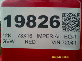 2026 Imperial 78x16  Equipment Tilt LB-12-16