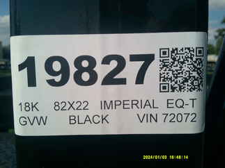 2025 Imperial 82x22  Equipment Tilt SW-18L-22