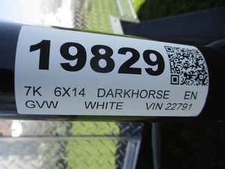 2026 Darkhorse 6x14  Enclosed Cargo DHW6X14TA35