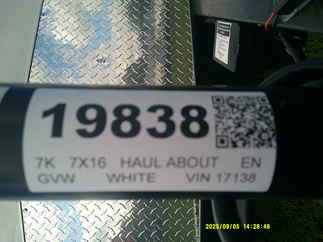 2026 Haul-About 7x16  Enclosed Cargo BCT716TA2